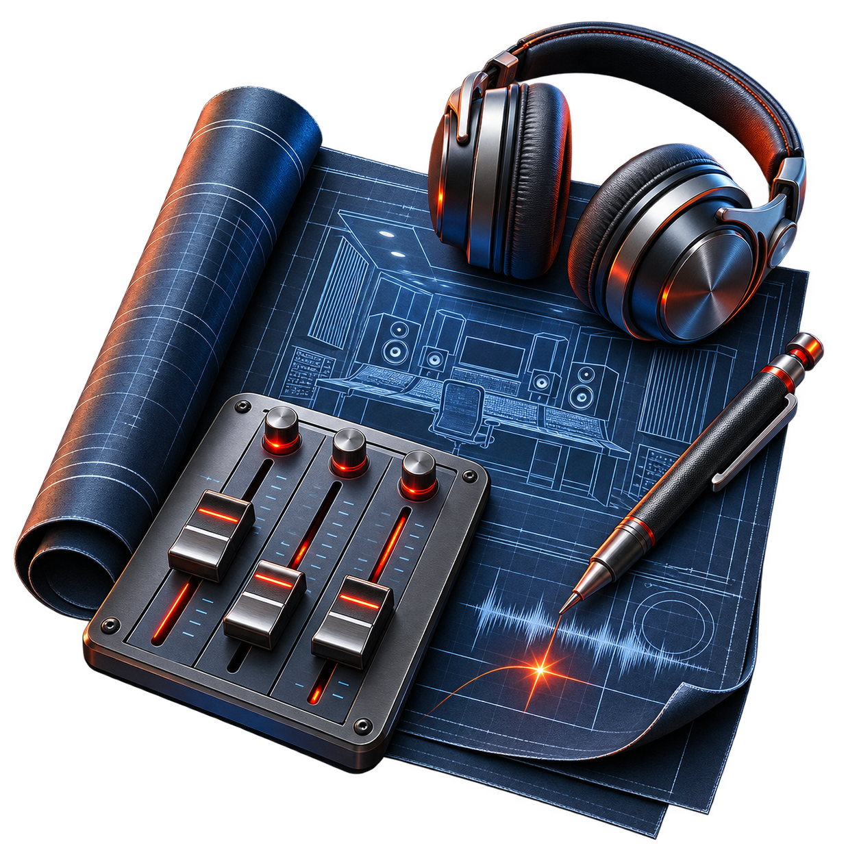 Custom audio production build